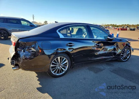 2019 Infiniti Q50 Luxe из США, поврежденный, VIN JN1EV7AR2KM592643